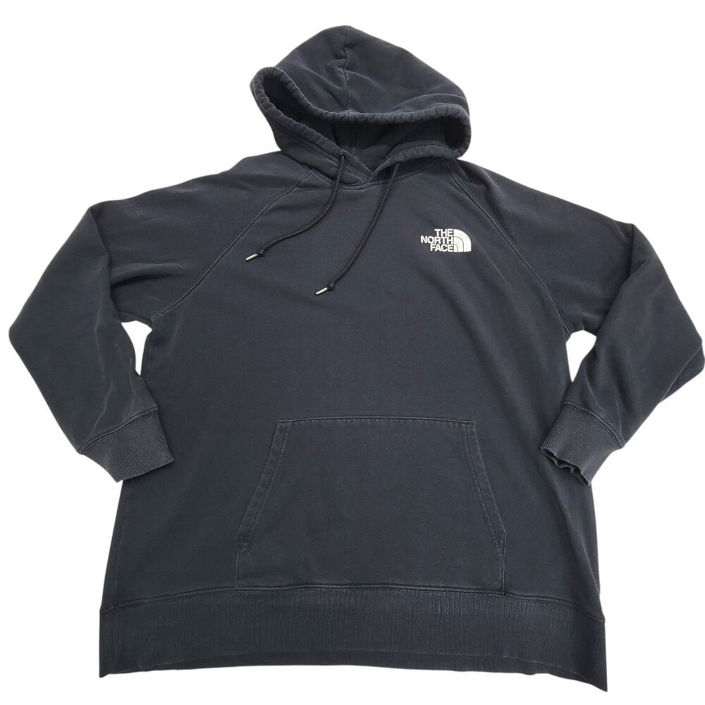 The North Face Womens XL Hoodie Black Never Stop Exploring Pullover